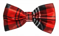 Tartan Pattern Bow Tie